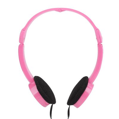 Demeras Foldable Wired Headset Children Headphone with Microphone Boys Girls On Ear Headset for Online Learning