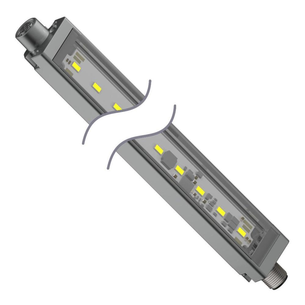 BANNER Engineering WLS28-2CW285SQ (87891), 12-30 VDC, 285 MM Lighted Length, CASCADABLE, Clear Plastic, Daylight White, Environmental Rating: IP50, Integral Euro QD, Sealed, WLS28-2 Work Light Strip