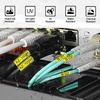 20 Pack Compatible with P-Touch HSe-621 HSe621 HS621 HS-621 Heat Shrink Tube 8.8mm 0.34'' Black on Yellow Label Tape for Ptouch PT-E300 PT-D210 PT-H300 PT-E500 PT-P750WVP D400 D450 P900 Label Maker view 4