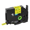 100 Pack Compatible with P-Touch HSe-621 HSe621 HS621 HS-621 Heat Shrink Tube 8.8mm 0.34'' Black on Yellow Label Tape for Ptouch PT-E300 PT-D210 PT-H300 PT-E500 PT-P750WVP D400 D450 P900 Label Maker view 1