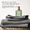 EMPO Clear Glass Soap Dispenser with ABS Plastic Pump, Crystal Lotion Dispensers for Kitchen Sink, Bathroom (Green) view 4