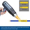 20 Pack Compatible with HSe-611 HSe611 HS611 HS-611 Heat Shrink Tube 5.8mm 0.23'' Black on Yellow Wire Cable Tubing Label Tape for P-Touch PT-E300 PT-H75 PT-H300 PT-E500 PT-H300LI D450 Label Maker view 4