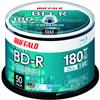 Buffalo RO-BR25V-050PW/N BD-R Blue-Ray Discs, 25GB, 50 Sheets, Spindle, Single Sided, 1-6x, White Label view 1