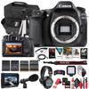 Canon EOS 80D DSLR Camera (Body Only) with Monitor (1263C004) Bundle view 1