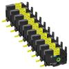 10 Pack Compatible with P-Touch HSe-631 HSe631 HS631 HS-631 Heat Shrink Tube Label Tape 11.7mm 0.46'' Black on Yellow Tubing for Ptouch PT-E300 PT-D210 PT-E500 PT-P750WVP PT-H110 PT-P750 Label Maker view 1