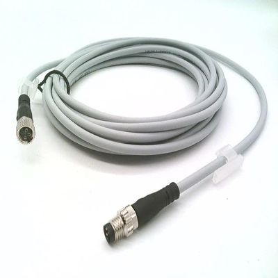 FESTO NEBU-M8G3-K-5-M8G3 3 PIN M8 Male to 3 Position M8 Female, 5M Length, Cable Assembly, CORDSET, Double Ended, Straight