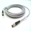 FESTO NEBU-M8G3-K-5-M8G3 3 PIN M8 Male to 3 Position M8 Female, 5M Length, Cable Assembly, CORDSET, Double Ended, Straight view 1