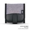 JJC Lens Filter Pouch Case for Circular Filter Up to 82mm (37mm 40.5mm 49mm 52mm 55mm 58mm 62mm 67mm 72mm 77mm), 3-Pocket Lens Filter Wallet Storage Bag with Fasten Belt Loop Design view 2