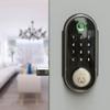 BARSKA Biometric Fingerprint Door Lock with Keypad Keyless Entry Smart Lock for Front Door, Home, Office, or Apartment Security view 2