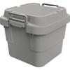 TRUSCO GYCF-30 Trunk Cargo Storage Box, Flat Top Plate, 7.9 gal (30 L), Gray view 1