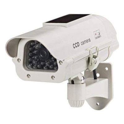 SPT Solar Indoor/Outdoor Dummy Security Camera with LED D (4-Pack) (15-CDM14-4C)