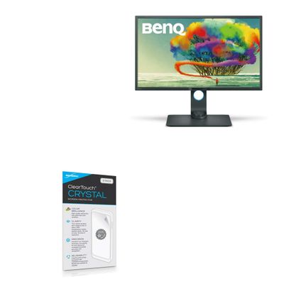 BoxWave Screen Protector Compatible with BenQ PD3200U - ClearTouch Crystal (2-Pack), HD Film Skin - Shields from Scratches