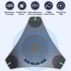 Conference Speaker and Microphone, 360 Omnidirectional USB Speakerphone Microphone with USB Hub, Noise Reduction/Echo Cancellation Computer Microphone for 8-10 People Business Conference, Home Office view 2