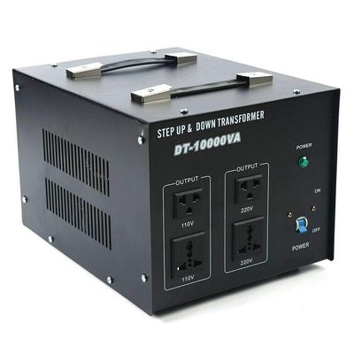 10KW Voltage Power Converter Voltage Converter Transformer, Step Up Step Down Power Converter, Converts 220V to 110V and 110V to 220V - Fuse Protected 110V220V (USA Stock) (DT-10000)