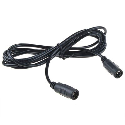 6ft DC Power CCTV 5.5mm x 2.1mm Female to Female Plug Adapter Extension Cable