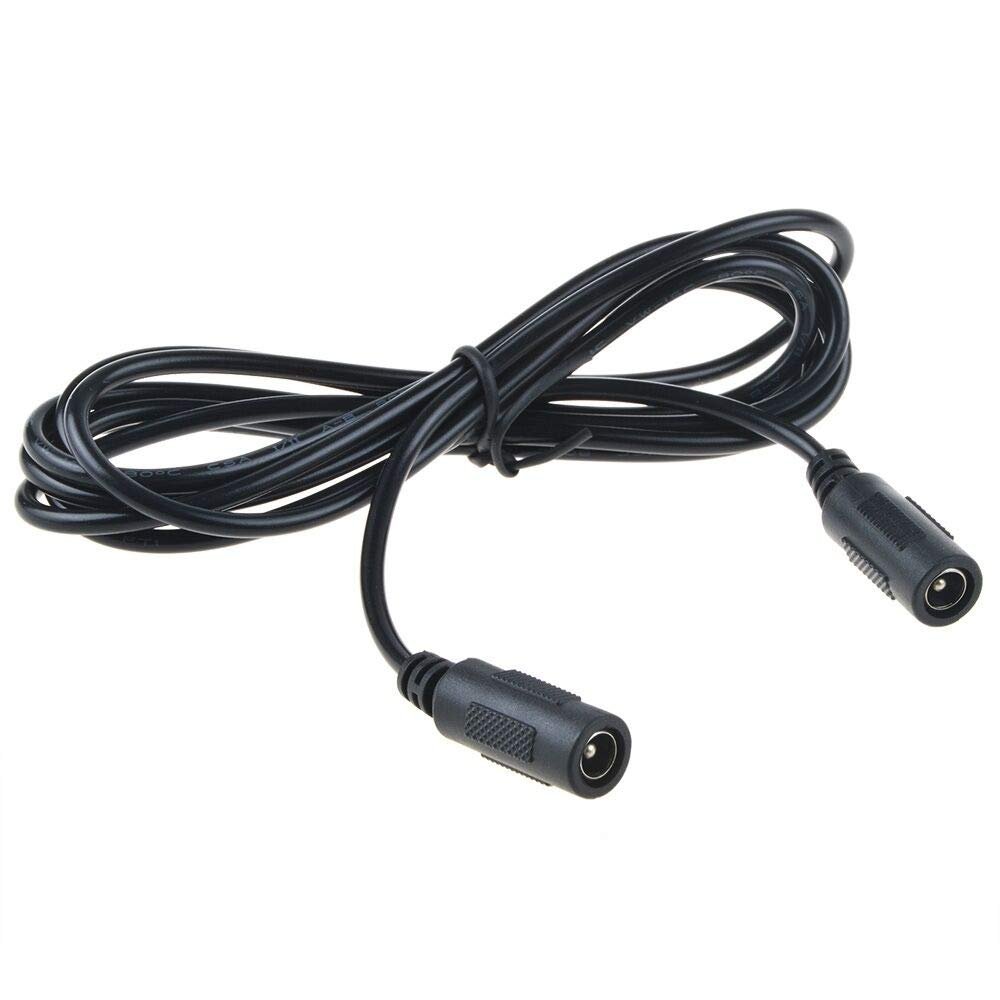 6ft DC Power CCTV 5.5mm x 2.1mm Female to Female Plug Adapter Extension Cable