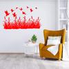 WallDecals4You Fishing Hunting Style Sticker-Hunting Ducks Flying Meadow Grass-Wall Decal Sticker-Nature-Man Cave Club Room Wall Decor Decals-Removable-BxSxK00-41-22-42x70 in view 2