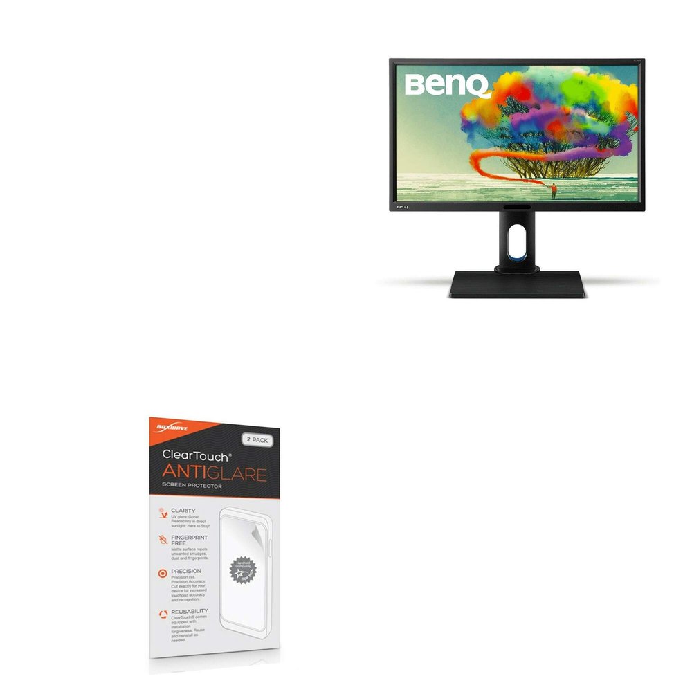 BoxWave Screen Protector Compatible with BenQ BL2420PT - ClearTouch Anti-Glare (2-Pack), Anti-Fingerprint Matte Film Skin