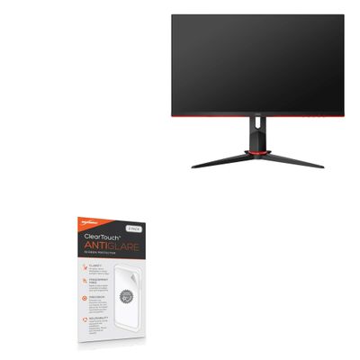 BoxWave Screen Protector Compatible with AOC 24G2E5 - ClearTouch Anti-Glare (2-Pack), Anti-Fingerprint Matte Film Skin