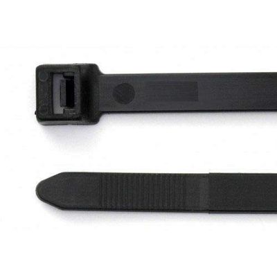 100 PCS 175 Lbs 32" Anti UV Black Cable Wire Zip Nylon Tie Wrap 100pk