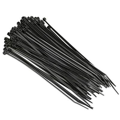 100 PCS 40 Lbs 11.5" Anti UV Black Cable Wire Zip Nylon Tie Wrap 100pk