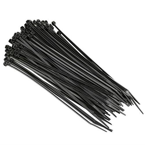 400 PCS 40 Lbs 11.5" Anti UV Black Cable Wire Zip Nylon Tie Wrap 100pk