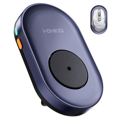 HONKID Undetectable Mouse Mover Jiggler with ON/Off Switch and USB Port Drive-Free,Simulate Physical Automatically Mouse Movement,Prevent Computer Laptop Inactive/Lockdown (Purple)