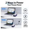 HONKID Undetectable Mouse Mover Jiggler with ON/Off Switch and USB Port Drive-Free,Simulate Physical Automatically Mouse Movement,Prevent Computer Laptop Inactive/Lockdown (Purple) view 4