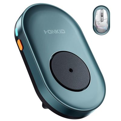 HONKID Undetectable Mouse Mover Jiggler with ON/Off Switch and USB Port Drive-Free,Simulate Physical Automatically Mouse Movement,Prevent Computer Laptop Inactive/Lockdown(Light Blue)