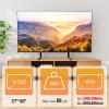 ELIVED Universal Table Top TV Stand for Most 27 to 55 inch LCD LED Plasma Flat Screen TVs, TV Base Height Adjustable Leg Stand Holds up to 88 lbs, VESA up to 800x400mm, YD1014 view 2