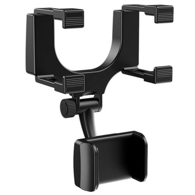 VOSAREA Car Mirror Phone Holder Abs Mobile Phone Bracket GPS Holder Driving Recorder Bracket