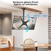 MOUNTUP Ceiling TV Mount for Most 24''- 65'' TVs, Hanging TV Ceiling Mount for 32 43 50 55 60 65 inch Screen, Full Motion Height Adjustable Bracket, Holes up to 99lbs, Max VESA 400x400mm, MU0039 view 3