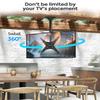 MOUNTUP Ceiling TV Mount for Most 24''- 65'' TVs, Hanging TV Ceiling Mount for 32 43 50 55 60 65 inch Screen, Full Motion Height Adjustable Bracket, Holes up to 99lbs, Max VESA 400x400mm, MU0039 view 4