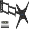 MOUNTUP Long Arm TV Wall Mount for Most 26-65 Inch TVs, Corner TV Mounts with 37.4 Inch Extension Arm, Smooth Swivel Tilt Single Stud Full Motion Bracket Max VESA 400x400mm, Holds to 77 lbs, MU0047 view 1