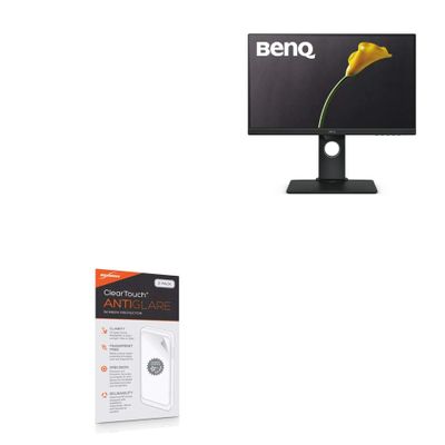 BoxWave Screen Protector Compatible with BenQ GW2480T - ClearTouch Anti-Glare (2-Pack), Anti-Fingerprint Matte Film Skin
