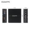 EGSMTPC M9 12V Mini Computer, Intel Celeron J1900 Slim PC, 8GB RAM 128GB SSD AC WiFi BT, Fanless Mini Client PC, 2 Giga Network, VGA, HDMI, 4 USB, Preinstalled WIN10 Pro view 2