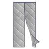 TYCIA Insulated Magnetic Screen Door 51x83Inch, Winter Stop Draft Cotton Magnetic Screen Door Full Size Customizable, for Air Conditioner Heater Room/Kitchen. - Gray A view 1