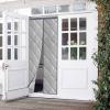 TYCIA Insulated Magnetic Screen Door 51x83Inch, Winter Stop Draft Cotton Magnetic Screen Door Full Size Customizable, for Air Conditioner Heater Room/Kitchen. - Gray A view 2