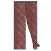 TYCIA Magnetic Thermal Insulated Curtain 39x94Inch, Keeping Out Draft Cotton Magnetic Screen Door Full Size Customizable, for Balcony Door, Bedroom, Kitchen. - Brown A view 1