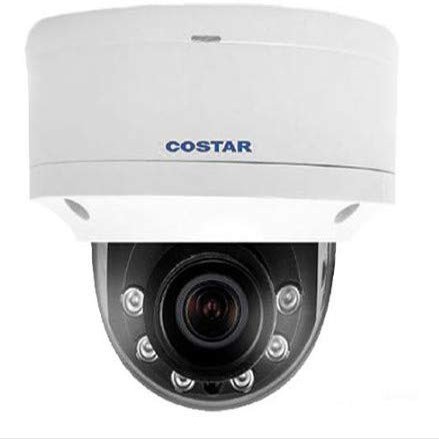 COSTAR CDI2512VIFWH DirectNET 2MP IR T-WDR DNR BLC PoE Outdoor Dome Camera with 2.8-12 mm Motorized vari-Focal Lens, RJ45 Connection