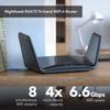Netgear RAX70-100NAR Nighthawk AX6600 Tri-Band WIFI 6 Router (Renewed) view 2
