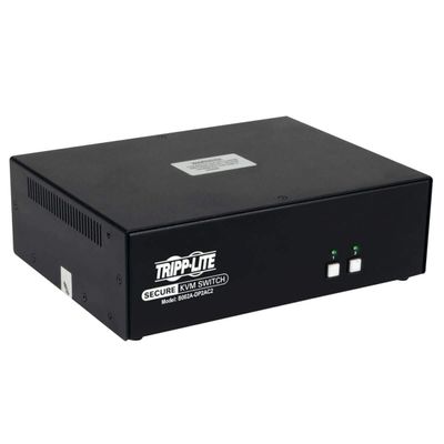 Tripp Lite Secure KVM Switch 2-Port Dual-Monitor DisplayPort 4K NIAP CAC (B002A-DP2AC2)