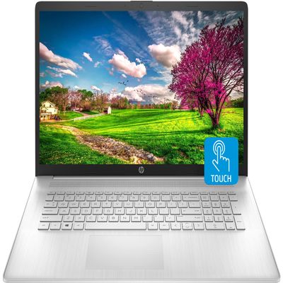 HP 2021 17z Laptop, 17.3" HD+ Touchscreen, AMD Ryzen 5 5500U 6 Cores Processor, 16GB RAM, 1TB Hard Disk Drive, Webcam, Windows 10 Home, KKE Mousepad