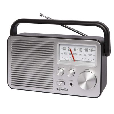JENSEN MR-750-BK MR-750 Portable AM/FM Radio (Black)