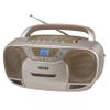 JENSEN CD-590-C CD-590 1-Watt Portable Stereo CD and Cassette Player/Recorder with AM/FM Radio and Bluetooth (Champagne) view 1