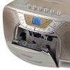 JENSEN CD-590-C CD-590 1-Watt Portable Stereo CD and Cassette Player/Recorder with AM/FM Radio and Bluetooth (Champagne) view 4