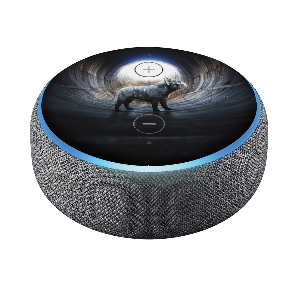 Head Case Designs Officially Licensed Klaudia Senator Lost French Bulldog Vinyl Sticker Skin Decal Cover Compatible with Amazon Echo Dot (3rd Gen) - Skin only Echo Dot (3rd Gen) is NOT Included