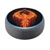 Head Case Designs Officially Licensed Christos Karapanos Dragon Phoenix Art Mix Vinyl Sticker Skin Decal Cover Compatible with Amazon Echo Dot (3rd Gen) - Skin only Echo Dot (3rd Gen) is NOT Included view 1