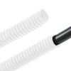 ZhiYo 20FT 1/4 Wire Loom Split Tubing Auto Wire Conduit Flexible Cover | High Temperature Heat Resistant -40F to 257F | Plastic Cover for Electrical Wires & Cables, White view 2