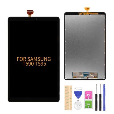 A-MIND for Samsung Galaxy Tab A 10.5" 2018 T590 T595 Wi-Fi LCD Display Touch Screen Digitizer Assembly Replacement Parts, Front Panel & LCD Screen Repair,with Tool Set